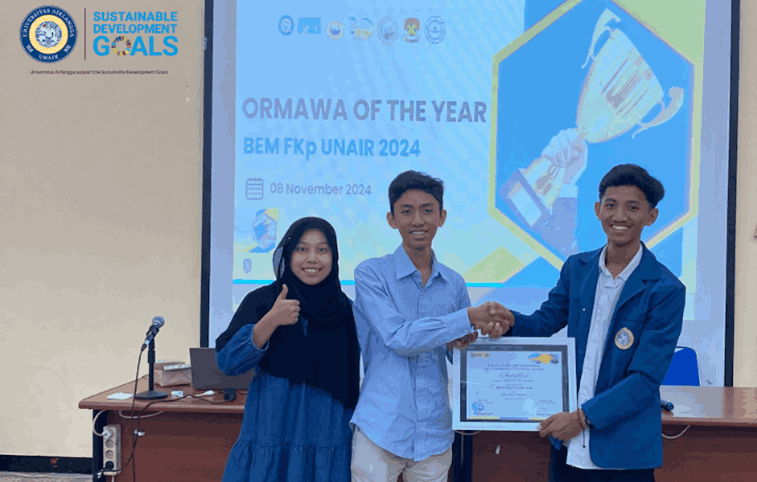 Penghargaan Ormawa of The Year FKp Unair 2024 Kali Ini Diraih Oleh BEM FKp Unair