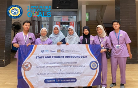 Student Outbound Fakultas Keperawatan Universitas Airlangga ke Naresuan University, Thailand